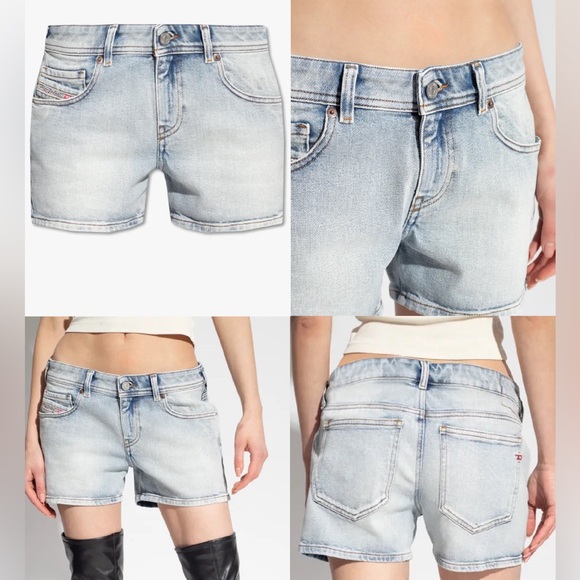 Womens Diesel “De Lyla Denim Shorts” - Picture 1 of 5